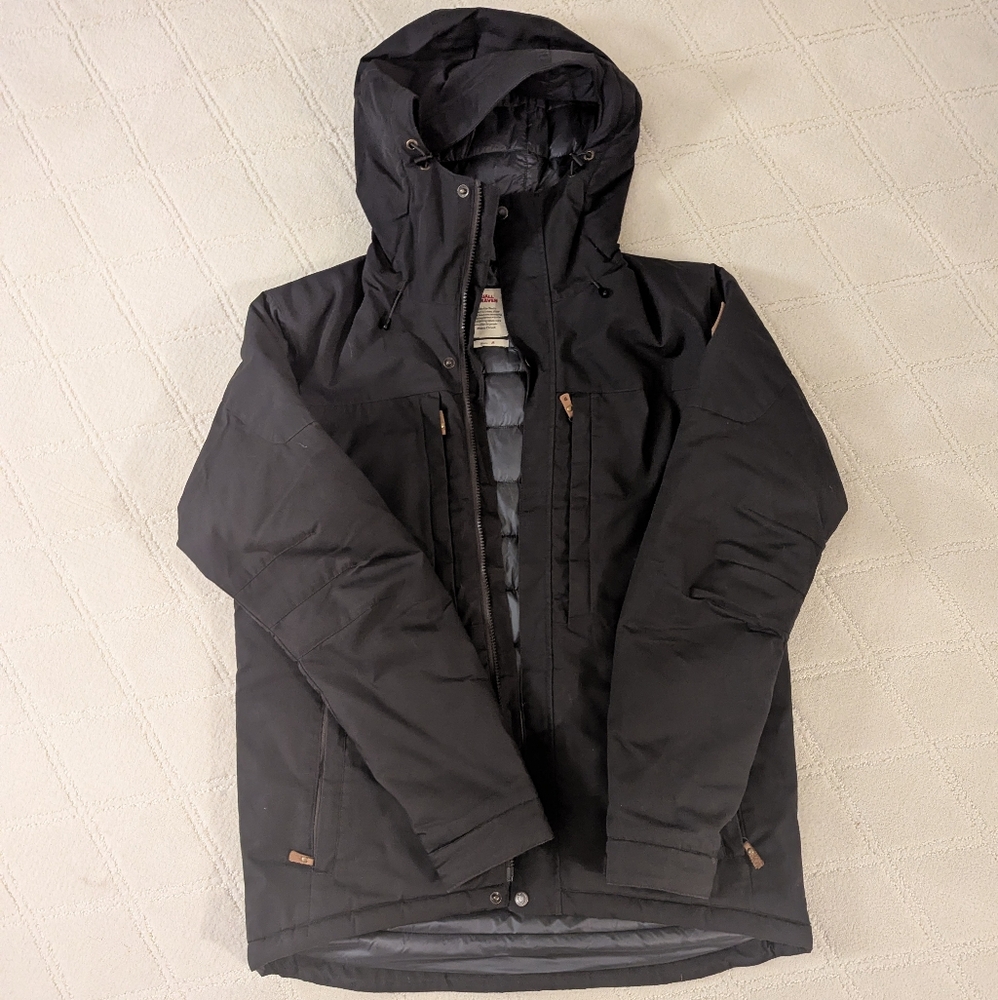 Fjallraven Men's Black Skogso Padded Jacket, Medium
